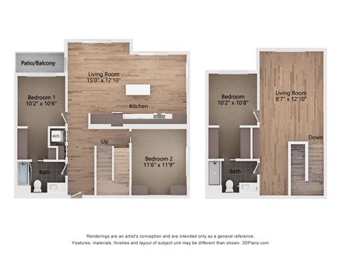 A diagram shows the layout of a two-story home with labeled rooms and dimensions.